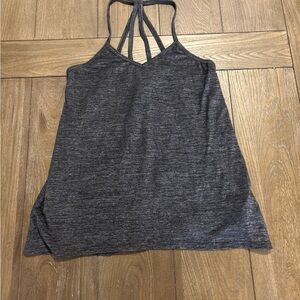 Beyond Yoga Charcoal Strappy Tank Top
